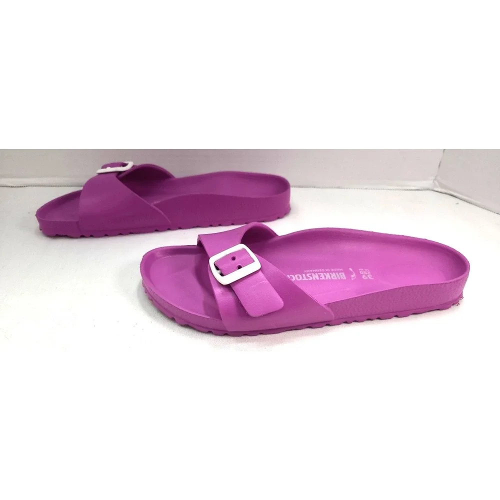 Birkenstock Sandals Madrid Essentials EVA Womens 39 US 8-8.5 Pink Slide Beach